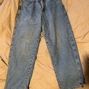 St. John's Bay Relaxed Fit Blue Jeans Flannel Lined